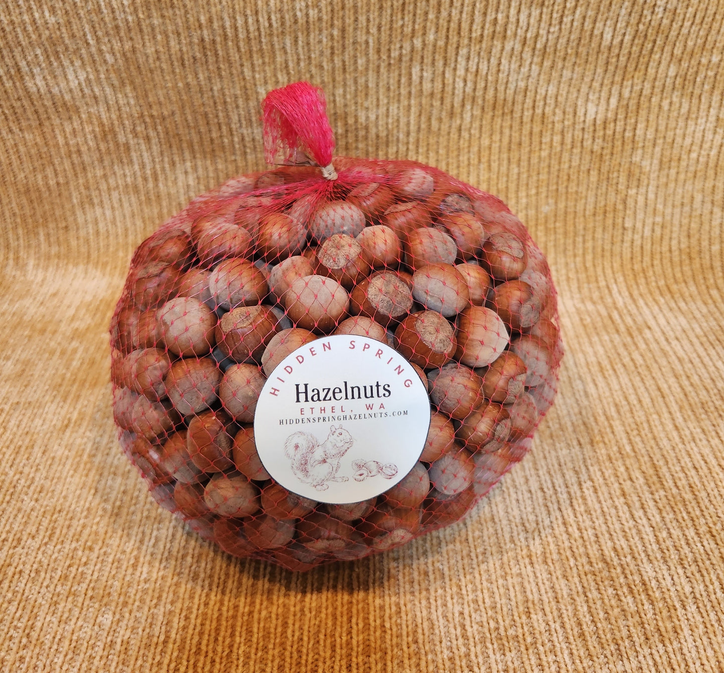 2.5 lbs Unshelled Hazelnuts